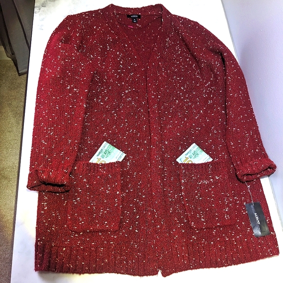 Alfani Shimmering Cardigan - Picture 1 of 9